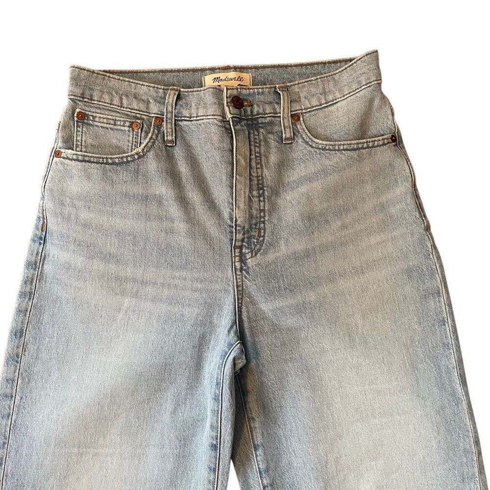 MADEWELL | slim wide leg full length jeans 28 - Picture 4 of 13